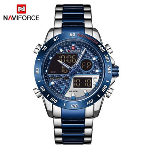 NAVIFORCE Men Digital Watch Luxury Sport Quartz Mens Wristwatches Waterproof Military Luminous Clock Relogio Masculino