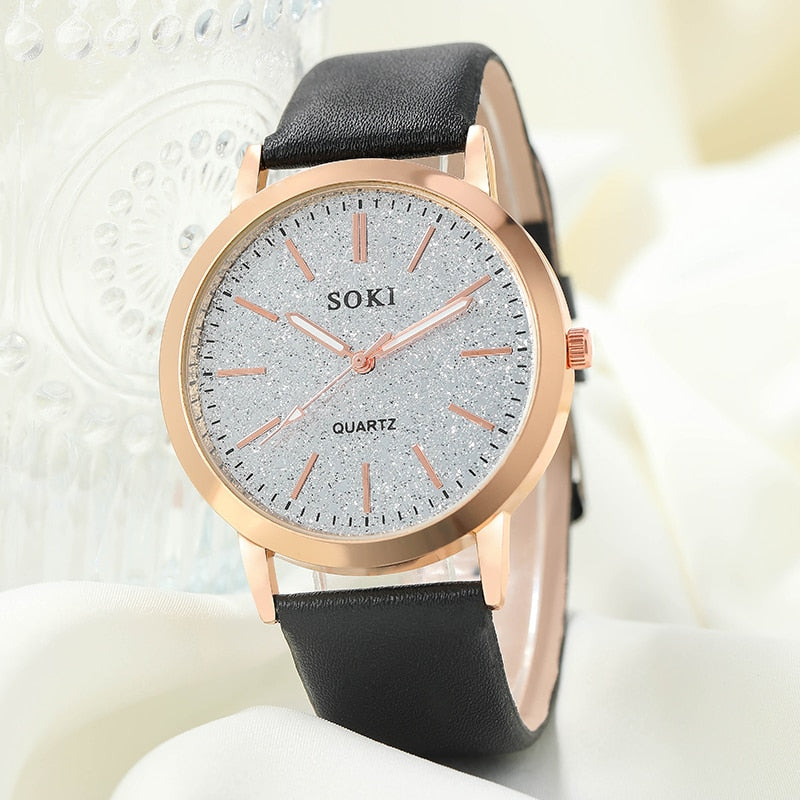 Ladies Fashion Watch New Simple Casual Women&#39;s Analog WristWatch Bracelet Gift Montre Femme fashion quartz wristwatches reloj