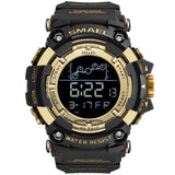 Mens Watch Military Water resistant SMAEL Sport watch Army led Digital wrist Stopwatches for male 1802 relogio masculino Watches