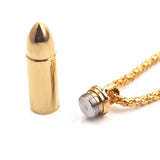 2022 NEW Bullets Pendant Stainless Steel for Daily Wearing Party Highlight Your Different Dressing Up Men's Classic Necklace
