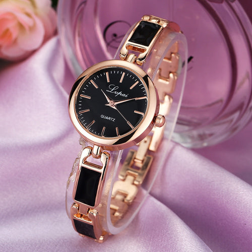 Women's Wristwatch Bracelet Watches Fashion Ladies Watchs Unisex Stainless Steel Rhinestone Quartz Wrist Reloj De Mujer