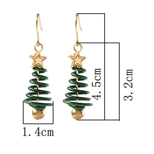 Christmas Earrings Tree Star DIY Earrings