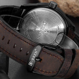 CURREN Men Military Sports Watches Men&#39;s Quartz Date Clock Man Casual Leather Wristwatches  Relogio Masculino