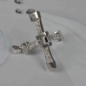 FAST and FURIOUS Vin Dominic Toretto's Cross Pendant Necklace - Titanium Steel Costume Jewellery