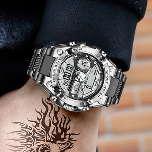 LIGE Digital Men Military Watch 50m Waterproof Wristwatch LED Quartz Clock Sport Watch Male Big Watches Men Relogios Masculino