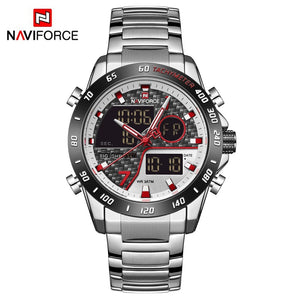 NAVIFORCE Men Digital Watch Luxury Sport Quartz Mens Wristwatches Waterproof Military Luminous Clock Relogio Masculino