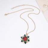 Classic Movie Anastasia Same Crystal Pendant Fashion Delicate Natural Zircon Flower Necklace Girl Woman Cosplay Jewelry