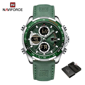 New NAVIFORCE Fashion Military Watches for Men Luxury Original Sports Chronograph Watch Waterproof Quartz WristWatch Clock Gift