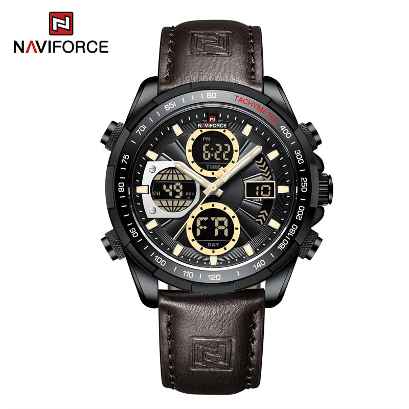 New NAVIFORCE Fashion Military Watches for Men Luxury Original Sports Chronograph Watch Waterproof Quartz WristWatch Clock Gift