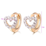 Brand Crystal CZ Cubic CC Hoop Earrings For Women Brincos Bijoux Gold Color Zirconia Earings Fashion Jewerly 4E40