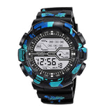 YIKAZE Black Digital Watch for Men Sports Watches Waterproof Outdoor Chronograph Hand Clock G Infantry Shock Student Wristwatch