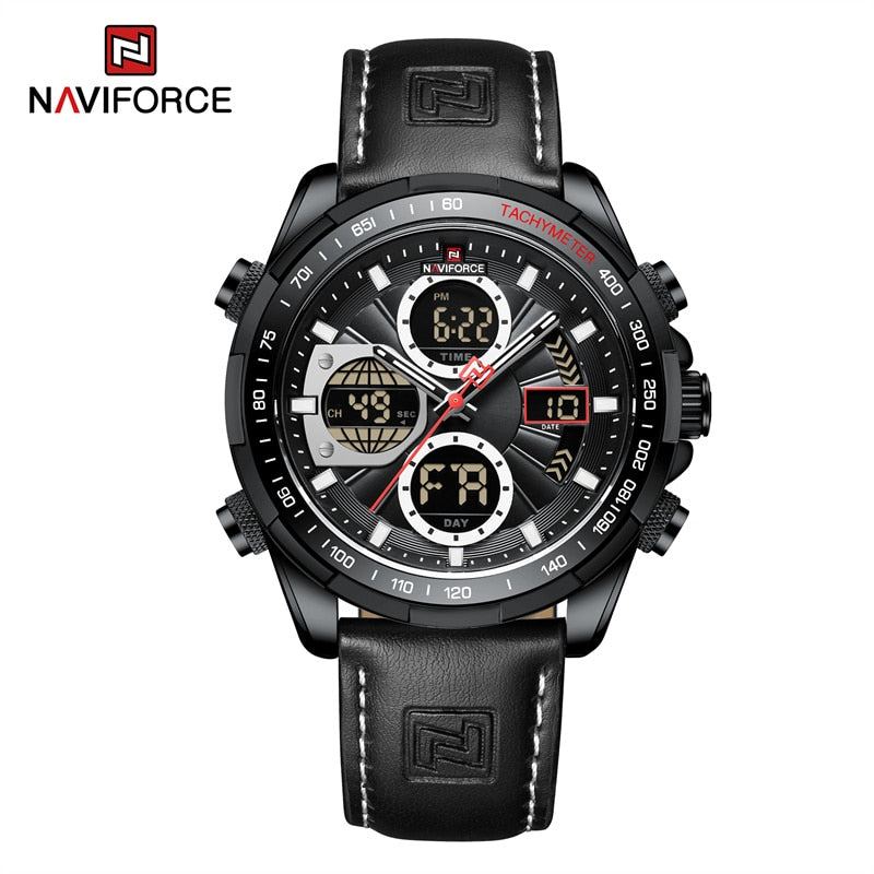 New NAVIFORCE Fashion Military Watches for Men Luxury Original Sports Chronograph Watch Waterproof Quartz WristWatch Clock Gift