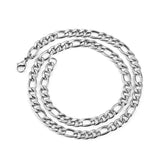 Figaro Chain Necklace Stainless Steel Link for Men Women 3 Colors Jewelry Accessories Waterproof NK Necklaces