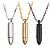 2022 NEW Bullets Pendant Stainless Steel for Daily Wearing Party Highlight Your Different Dressing Up Men's Classic Necklace