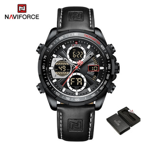 New NAVIFORCE Fashion Military Watches for Men Luxury Original Sports Chronograph Watch Waterproof Quartz WristWatch Clock Gift