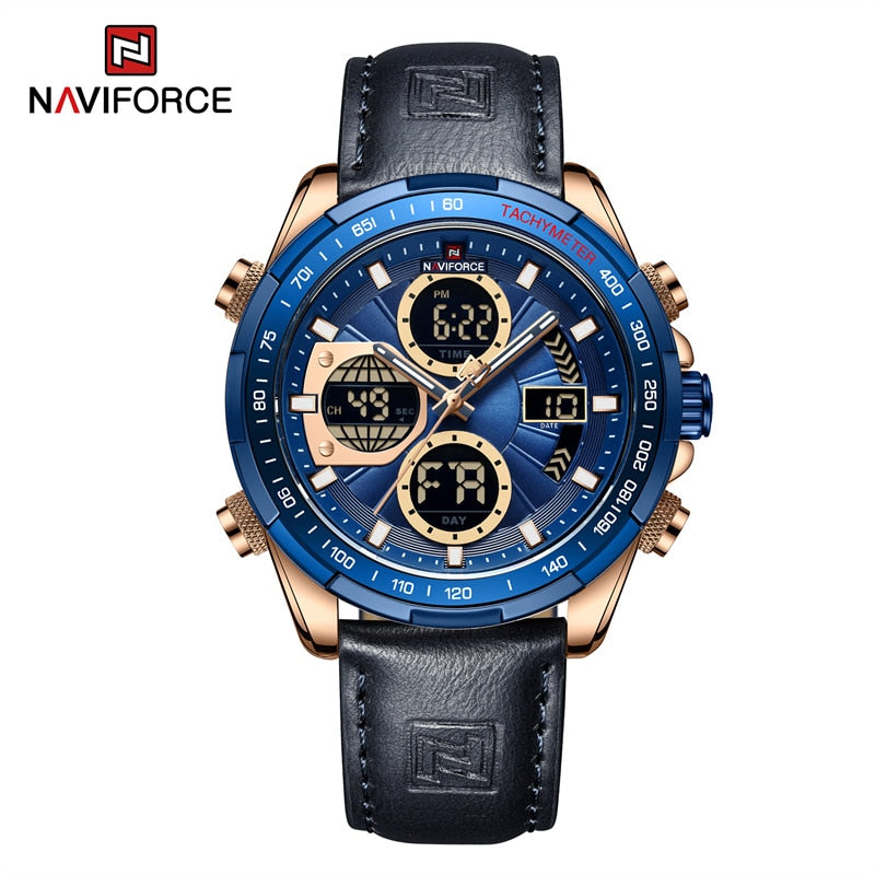 New NAVIFORCE Fashion Military Watches for Men Luxury Original Sports Chronograph Watch Waterproof Quartz WristWatch Clock Gift