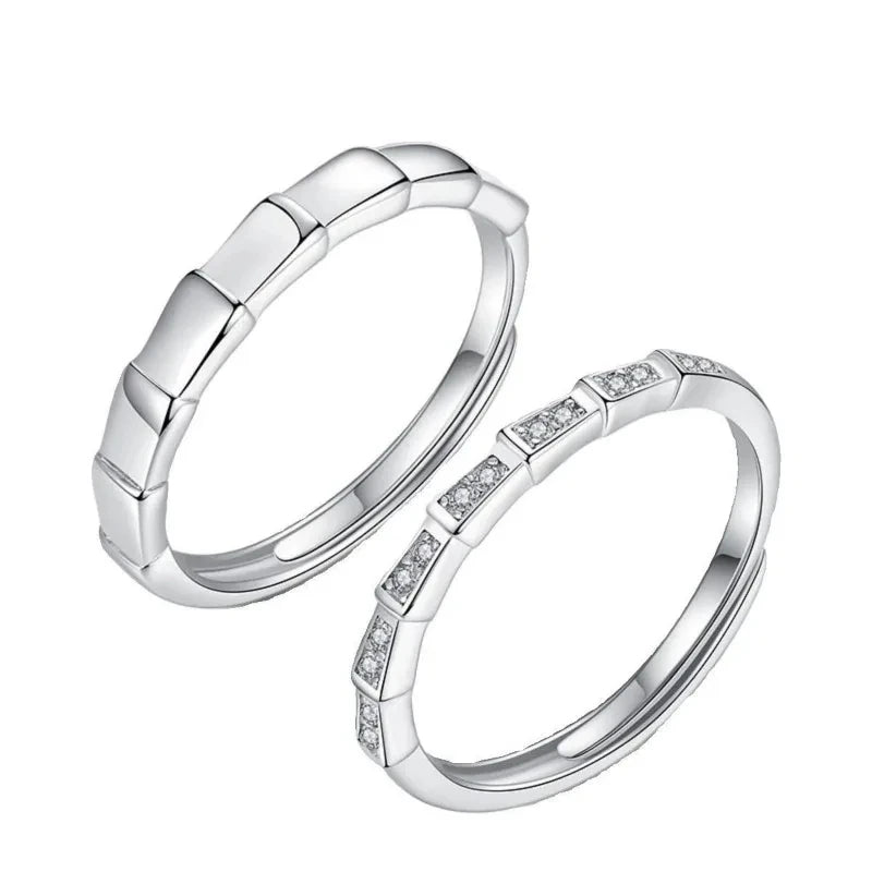 TV My Demon Kim You Jung Cosplay Rings Unisex Adjustable Opening Couple Rings Set Jewelry Accessories Gifts