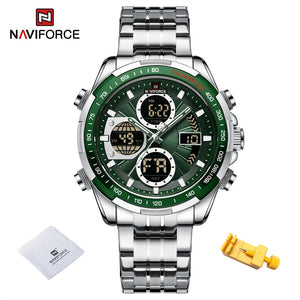 New NAVIFORCE Fashion Military Watches for Men Luxury Original Sports Chronograph Watch Waterproof Quartz WristWatch Clock Gift