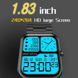 New Men's Smartwatch Sport Watch 1.83inch Custom Dials Smart Watch For Men & Women for Xiaomi IOS Android